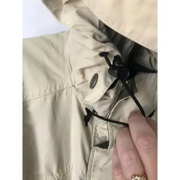 Orvis Jacket Medium Mens Gore Tex Tan Fishing Outdoors Hood Gorpcore Pockets Med